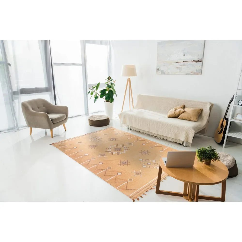 Sunset Geometric Haven Rug - Picture 3 of 5